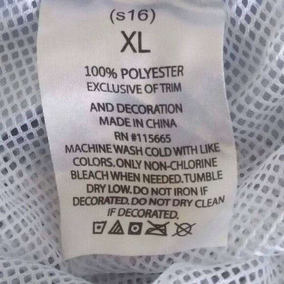 Corona Extra Mens Swim Trunks Palm Tree Print Blue & White Size Large - Picture 10 of 10